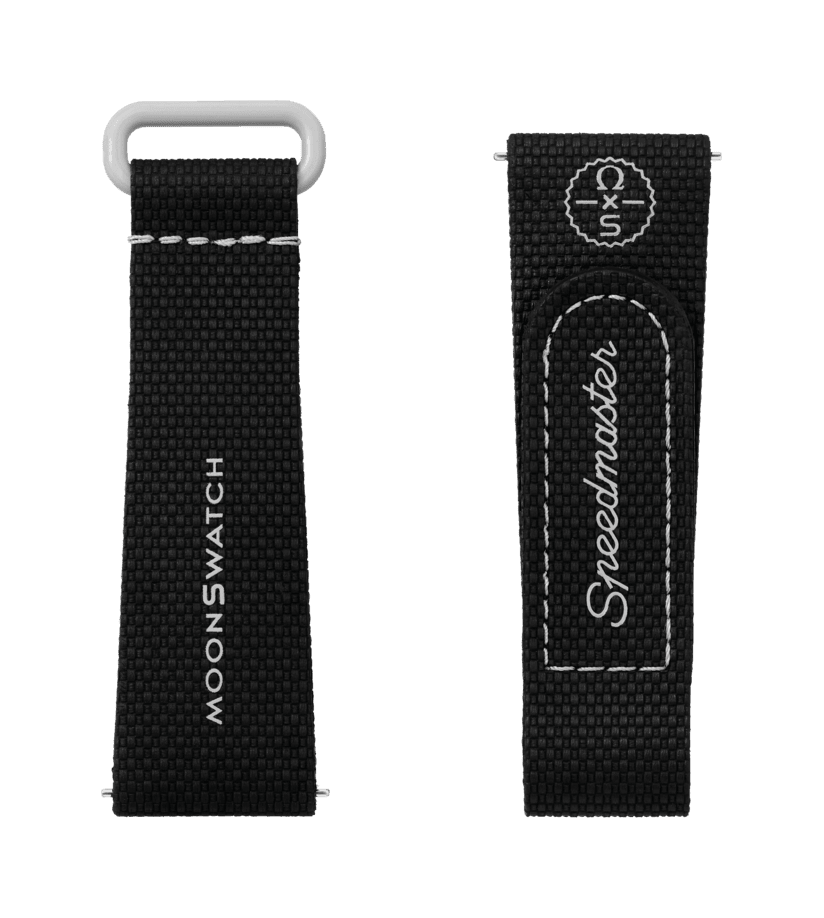 View of product MOONSWATCH BLACK/GREY RUBBER